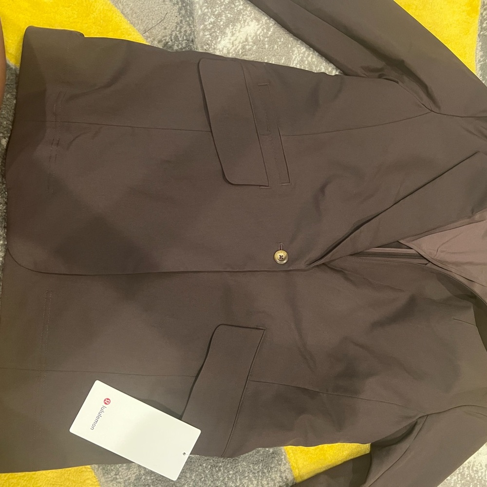 Lululemon Brown Blazer With Single Button - image 1